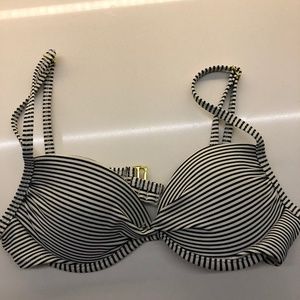 STRIPED BIKINI TOP